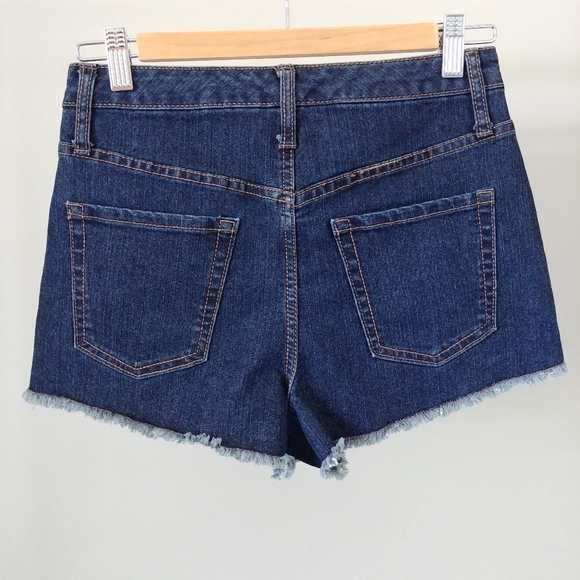 Wild Fable High Rise Jean Shorts Blue Size 4 - Picture 8 of 13